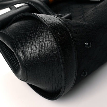 Gucci Monogram Bamboo Bullet Bag Black 9 of 10