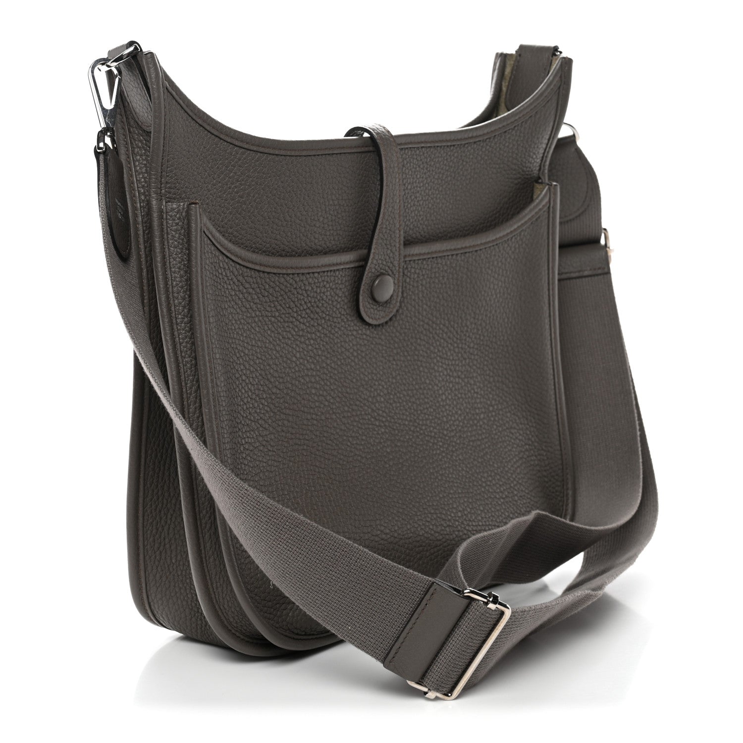 Hermes Taurillon Clemence EVELYNE III PM Etain 3 of 10