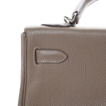 Hermes Togo Kelly Retourne 32 Etoupe 11 of 39