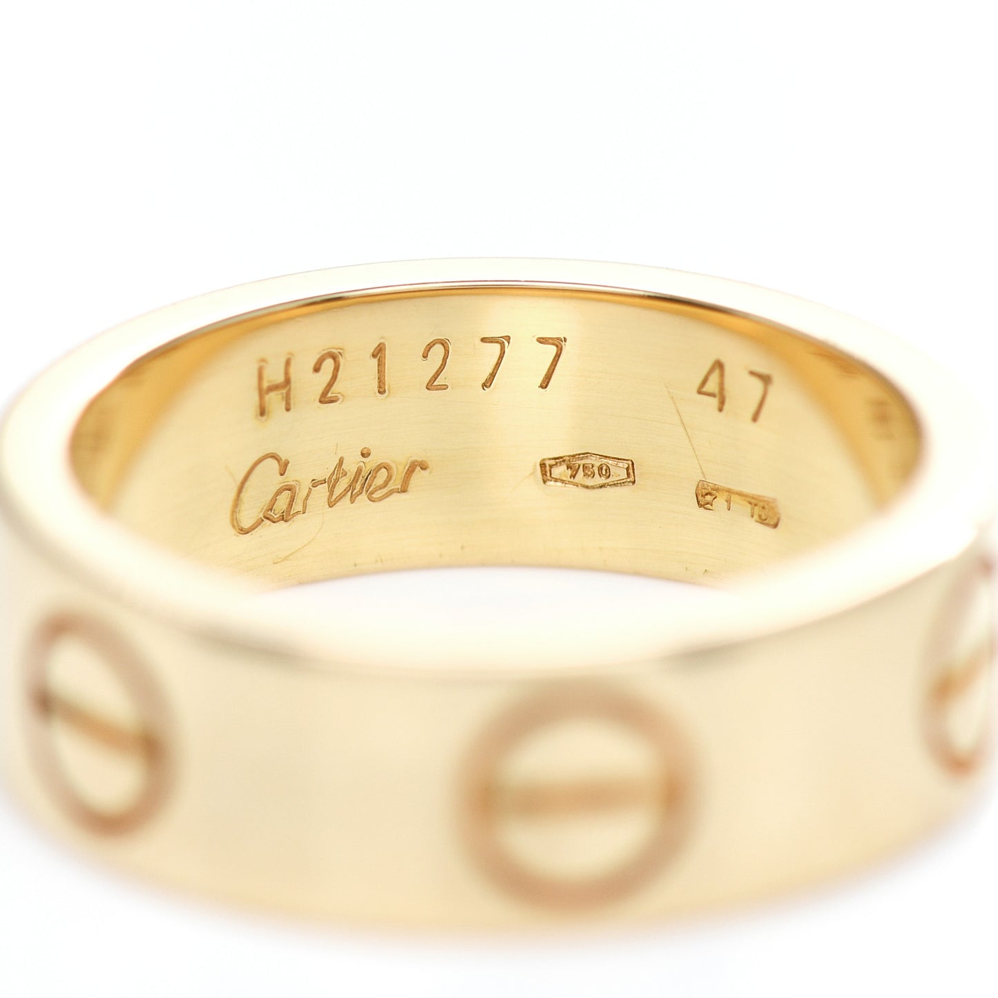 18K Yellow Gold 5.5mm LOVE Ring 47 4