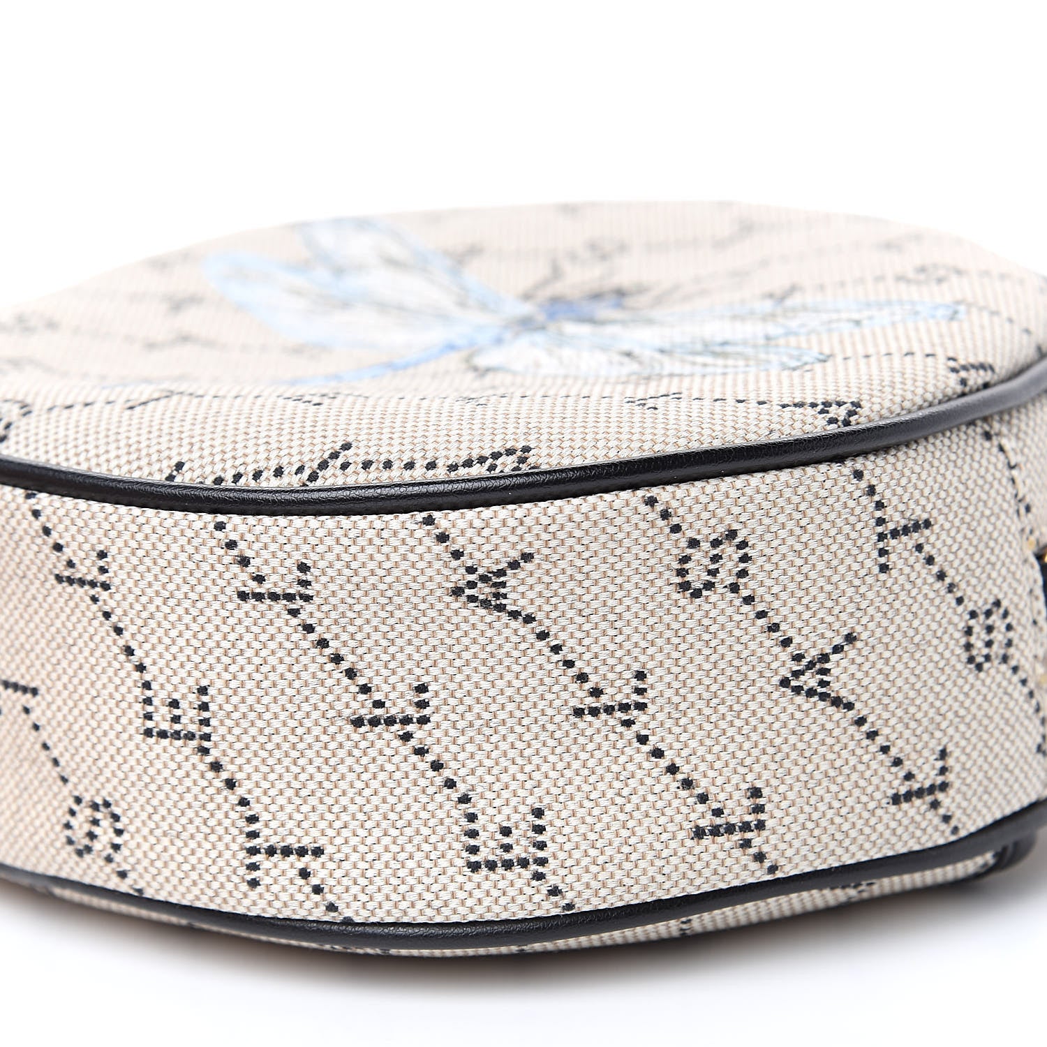 Stella McCartney Canvas Monogram Mini Dragonfly Round Crossbody Bag 9 of 10