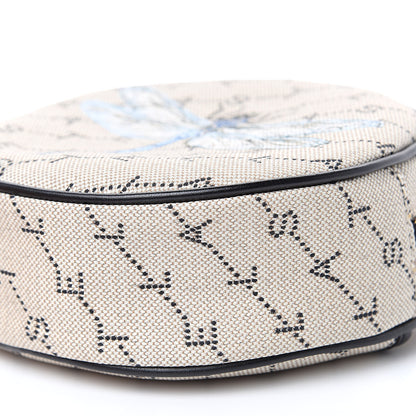Stella McCartney Canvas Monogram Mini Dragonfly Round Crossbody Bag 9 of 10