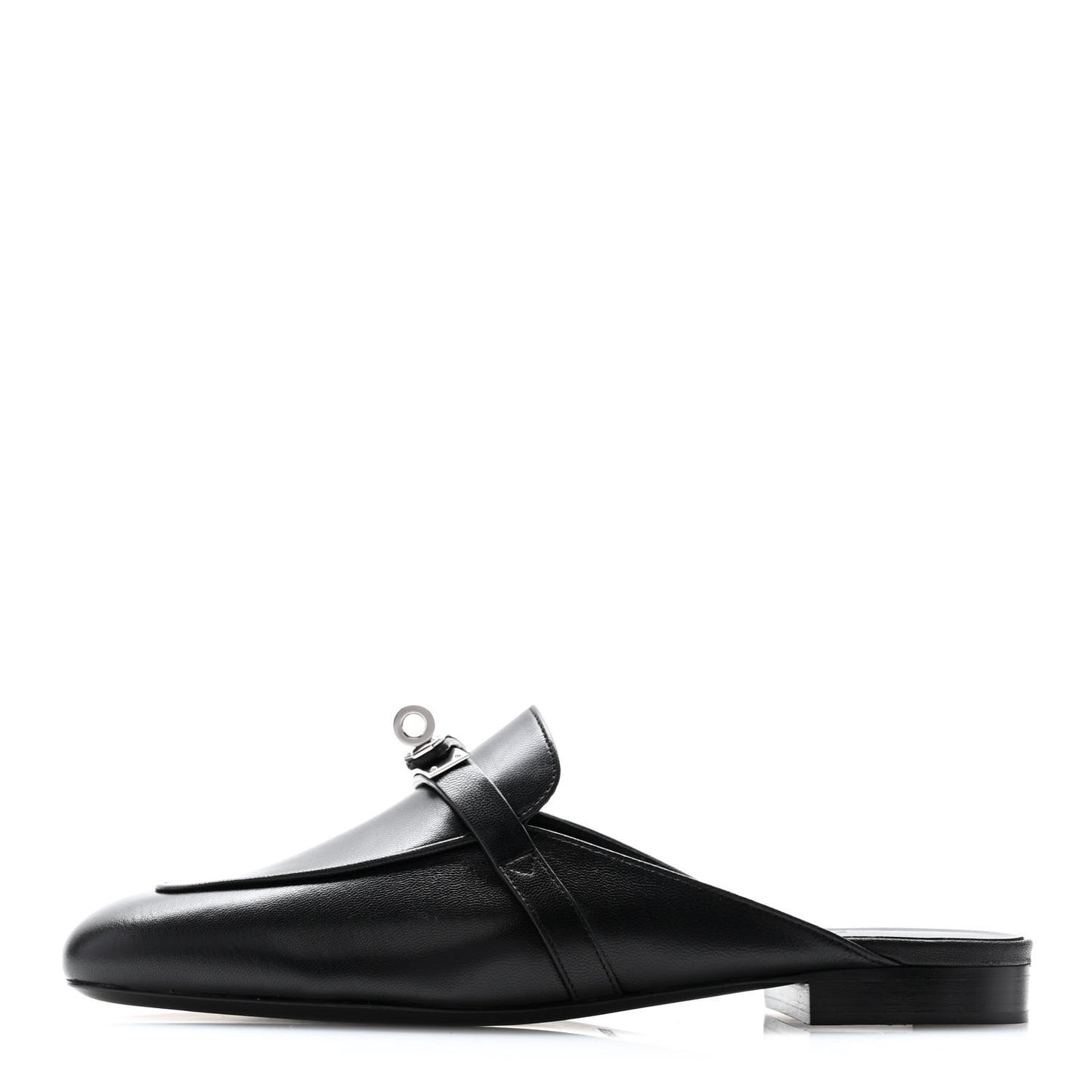 Calfskin Oz Mules 39 Black