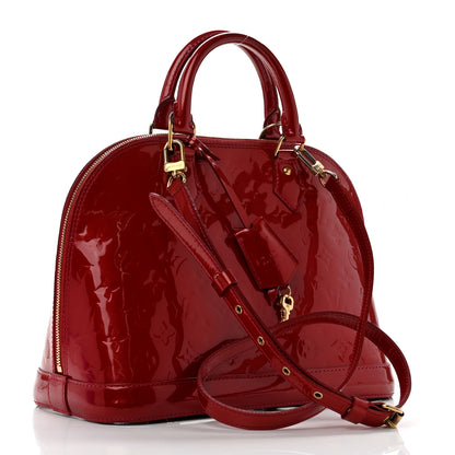 Louis Vuitton Vernis Alma PM Pomme D'Amour 2 of 10