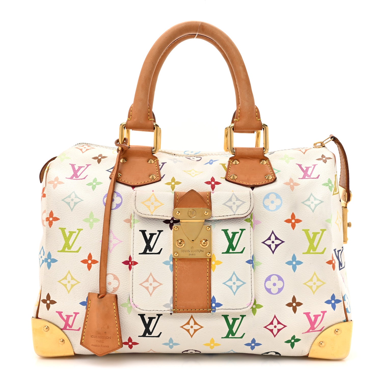 Louis Vuitton Monogram Multicolor Speedy 30 White 1 of 11