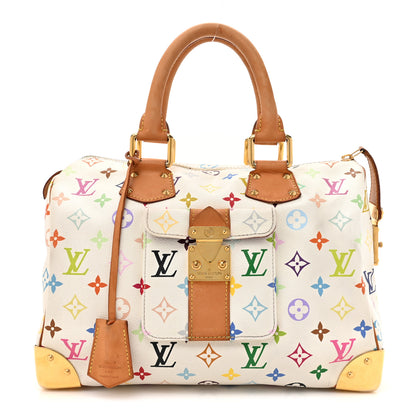 Louis Vuitton Monogram Multicolor Speedy 30 White 1 of 11