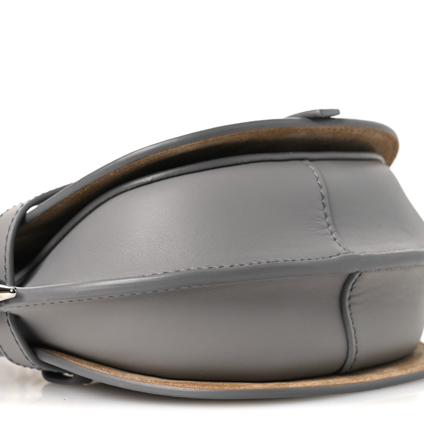 Calfskin Jacquard Mini Gate Dual Bag Ash Grey