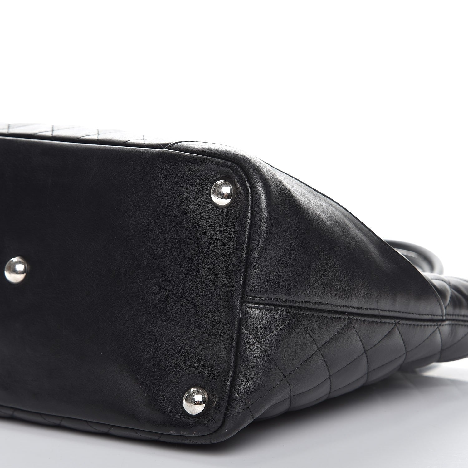 Chanel Calfskin Quilted Large Cambon Tote Black 12 of 14
