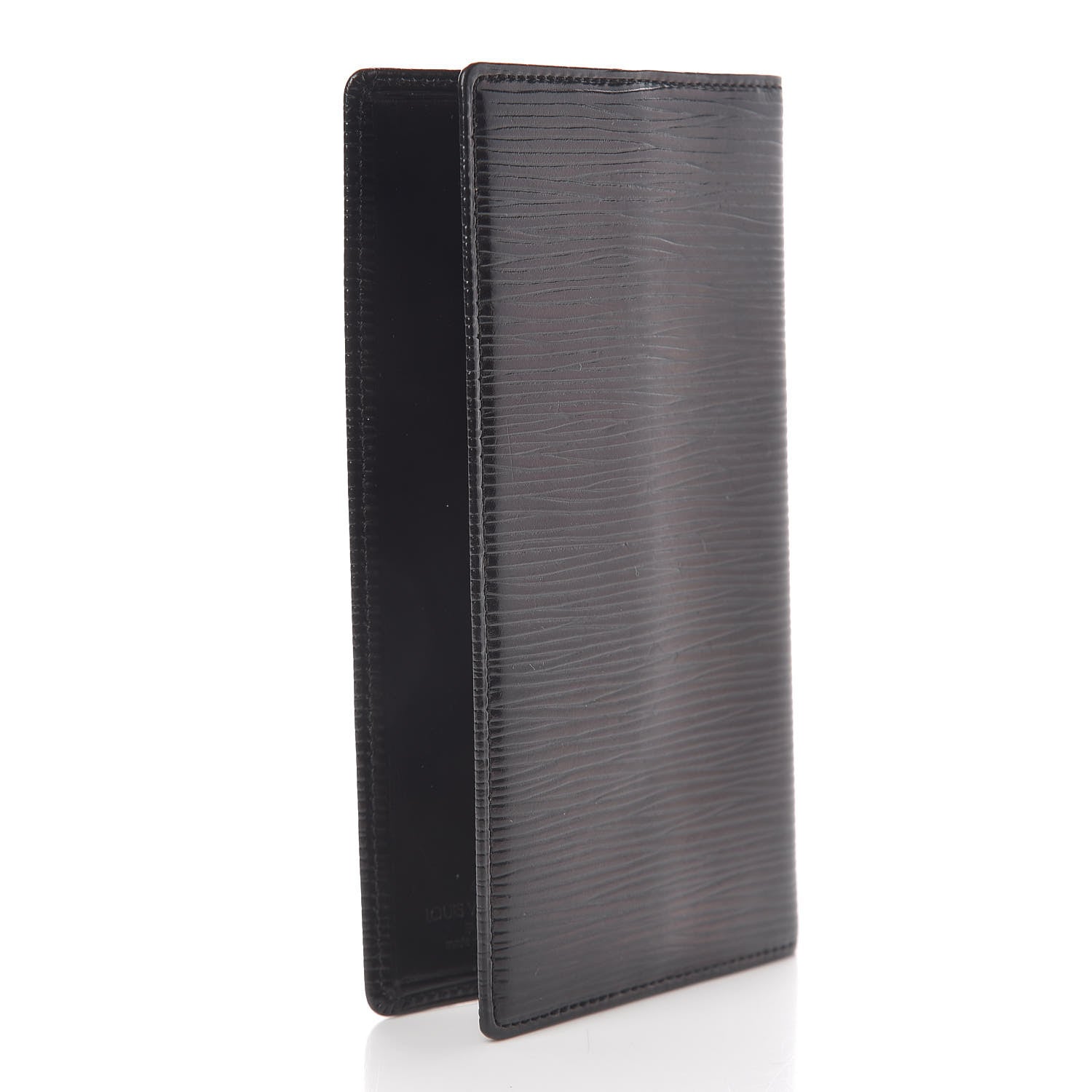 Louis Vuitton Epi Simple Checkbook Cover Black 3 of 6
