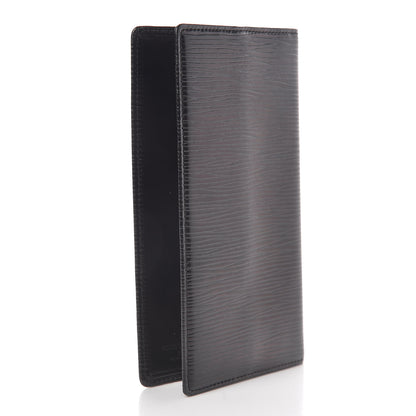 Louis Vuitton Epi Simple Checkbook Cover Black 3 of 6