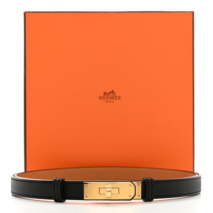 Hermes Epsom Kelly Belt Black 4 of 4