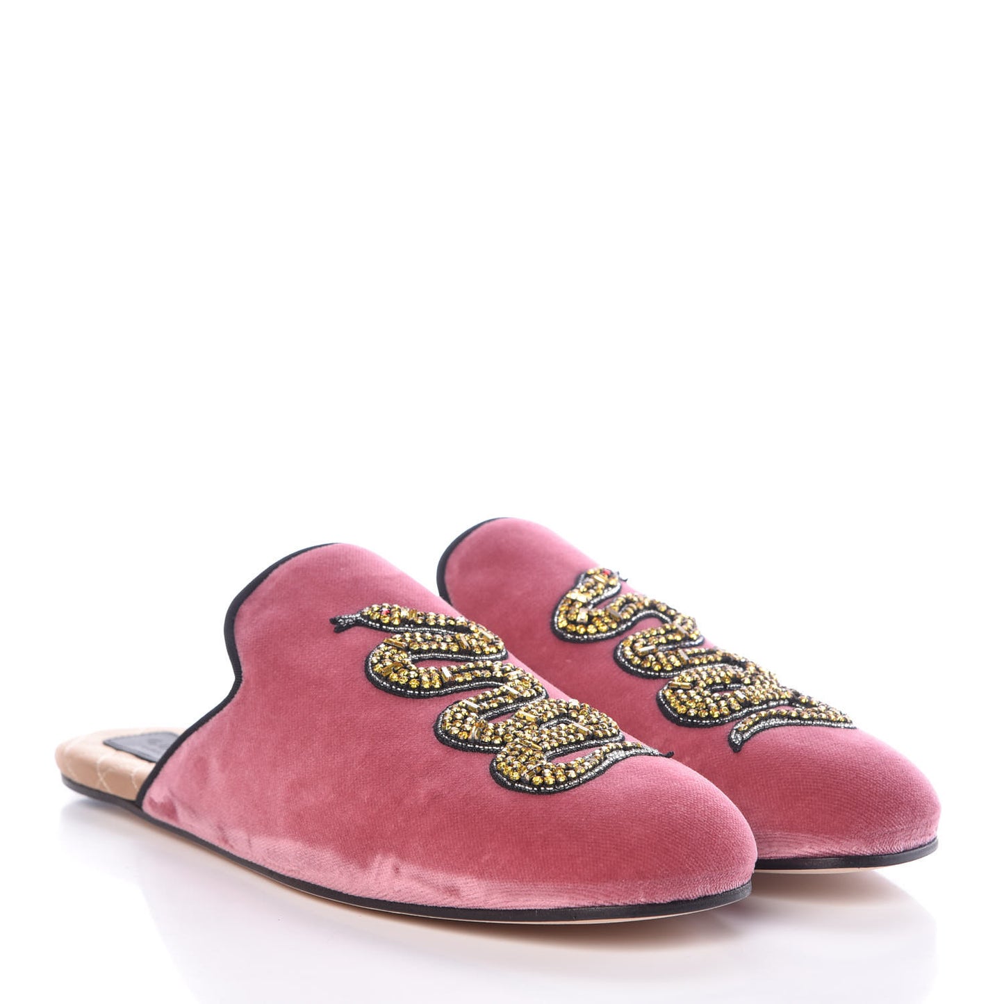 Velvet Silk Embellished Platform Detachable Slide 41 Tibet Red
