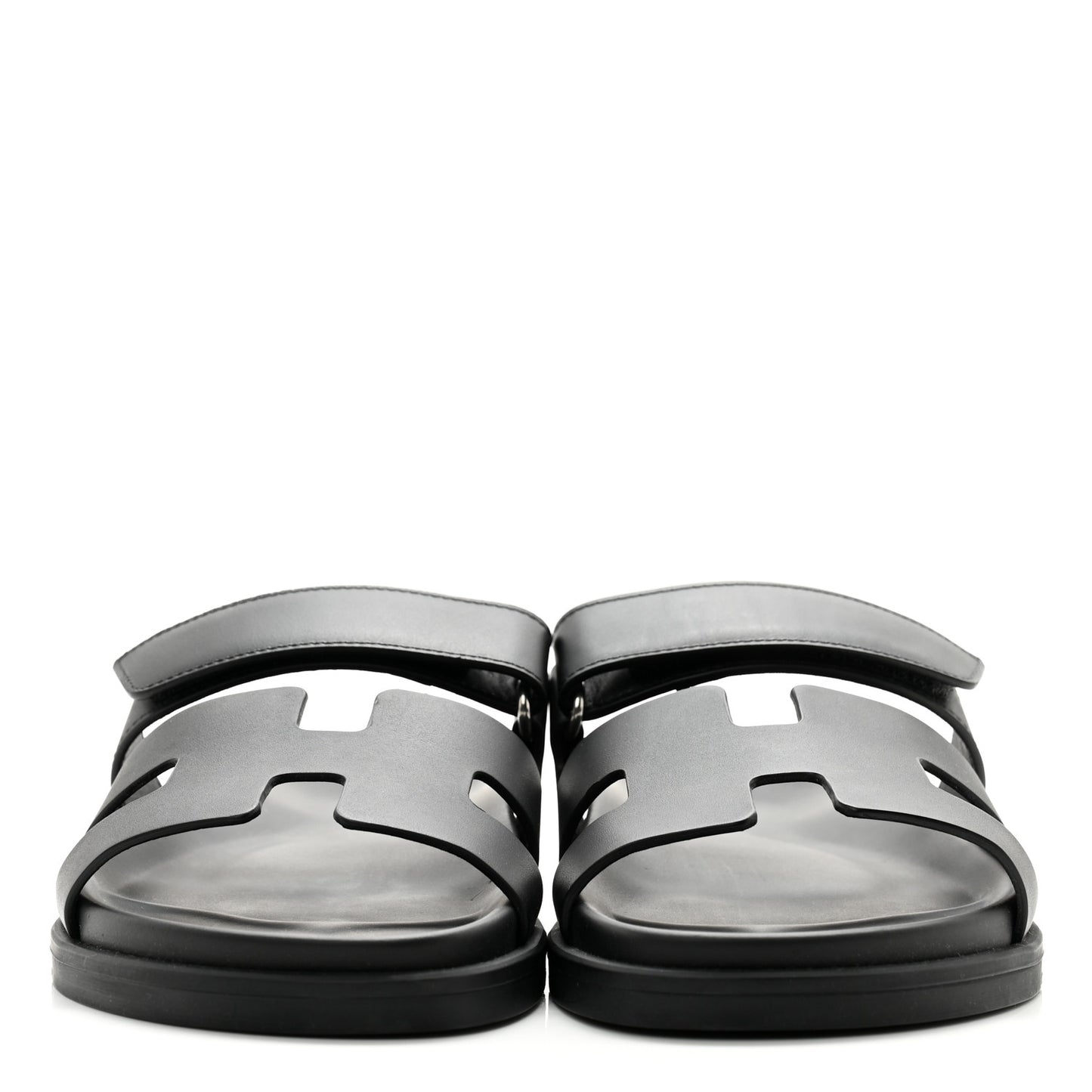 Calfskin Womens Chypre Sandals 38.5 Black