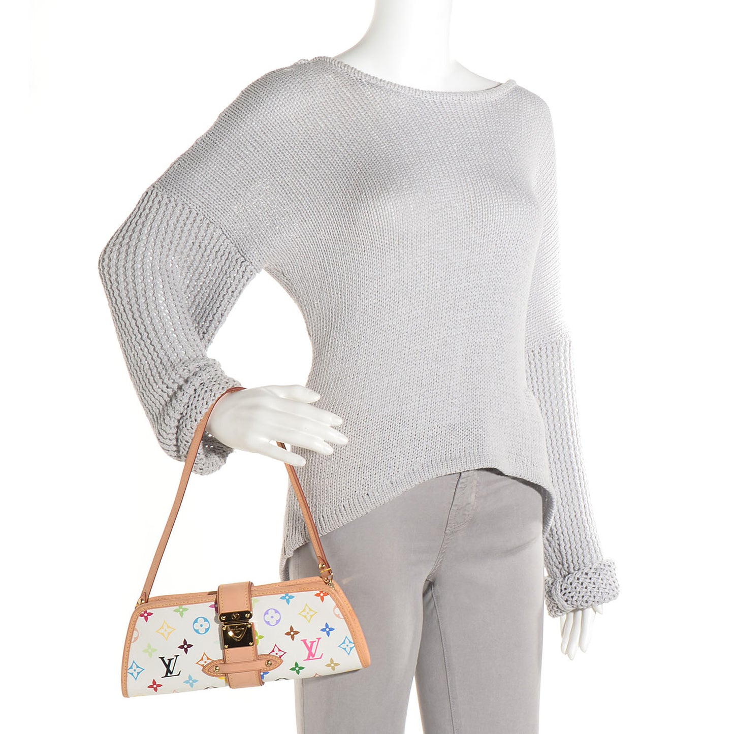Monogram Multicolor Shirley White