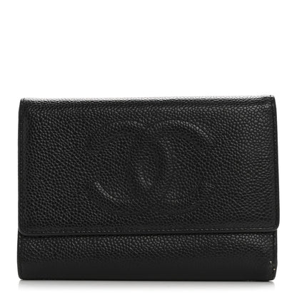Chanel Caviar Timeless CC Wallet Black 1 of 11