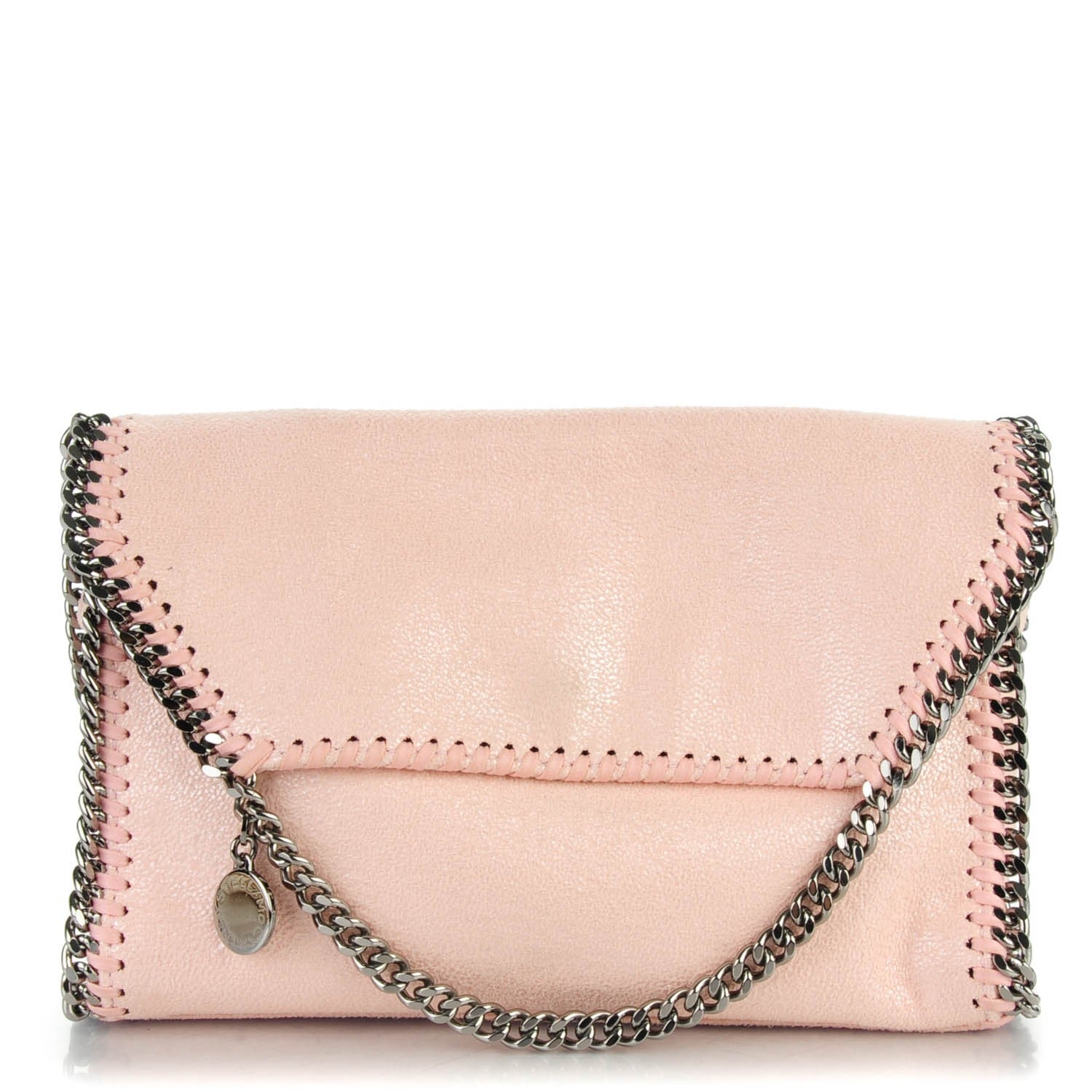Stella McCartney Pearlescent Mini Falabella Shoulder Bag Pink 1 of 8