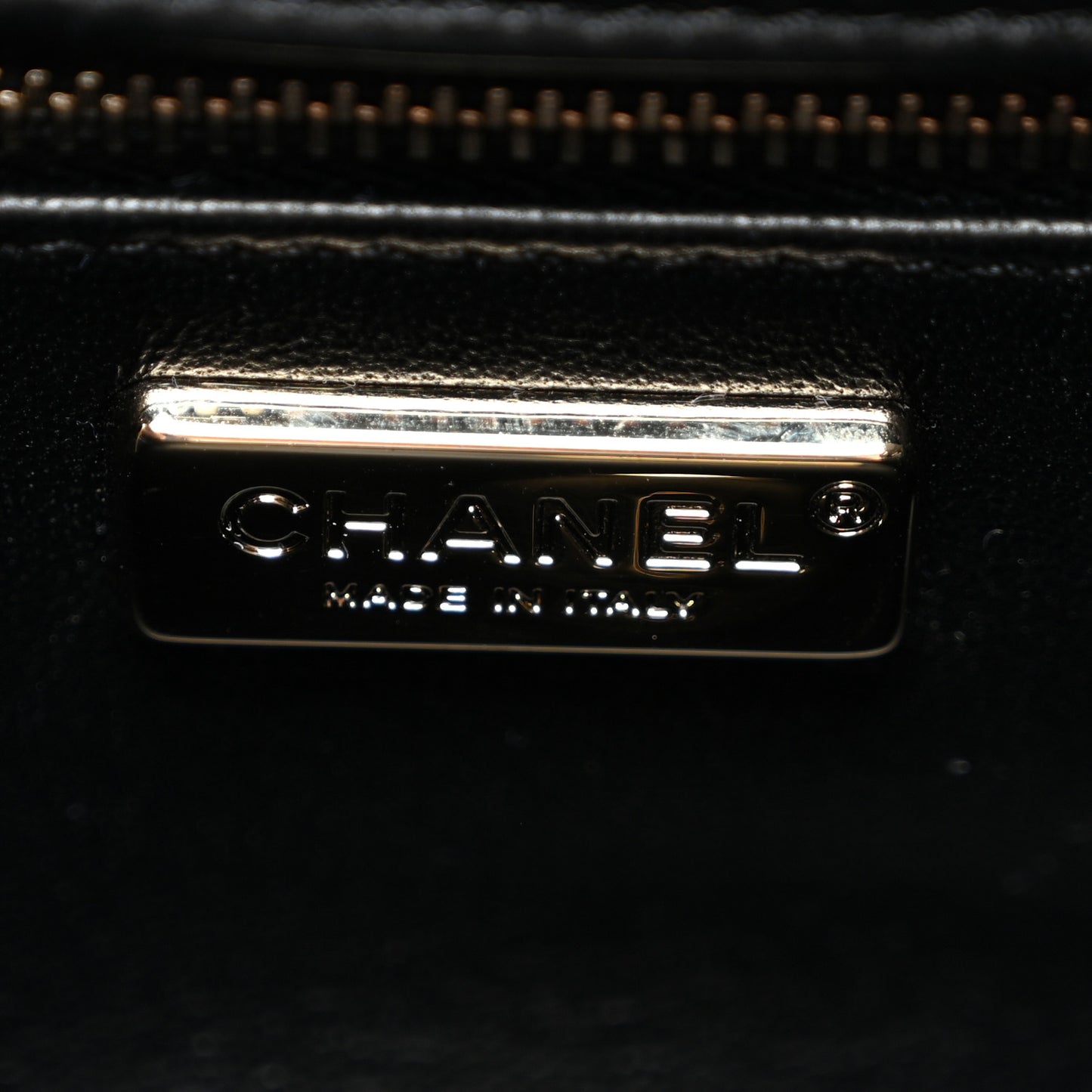 Sequin Quilted Small Single Flap Black