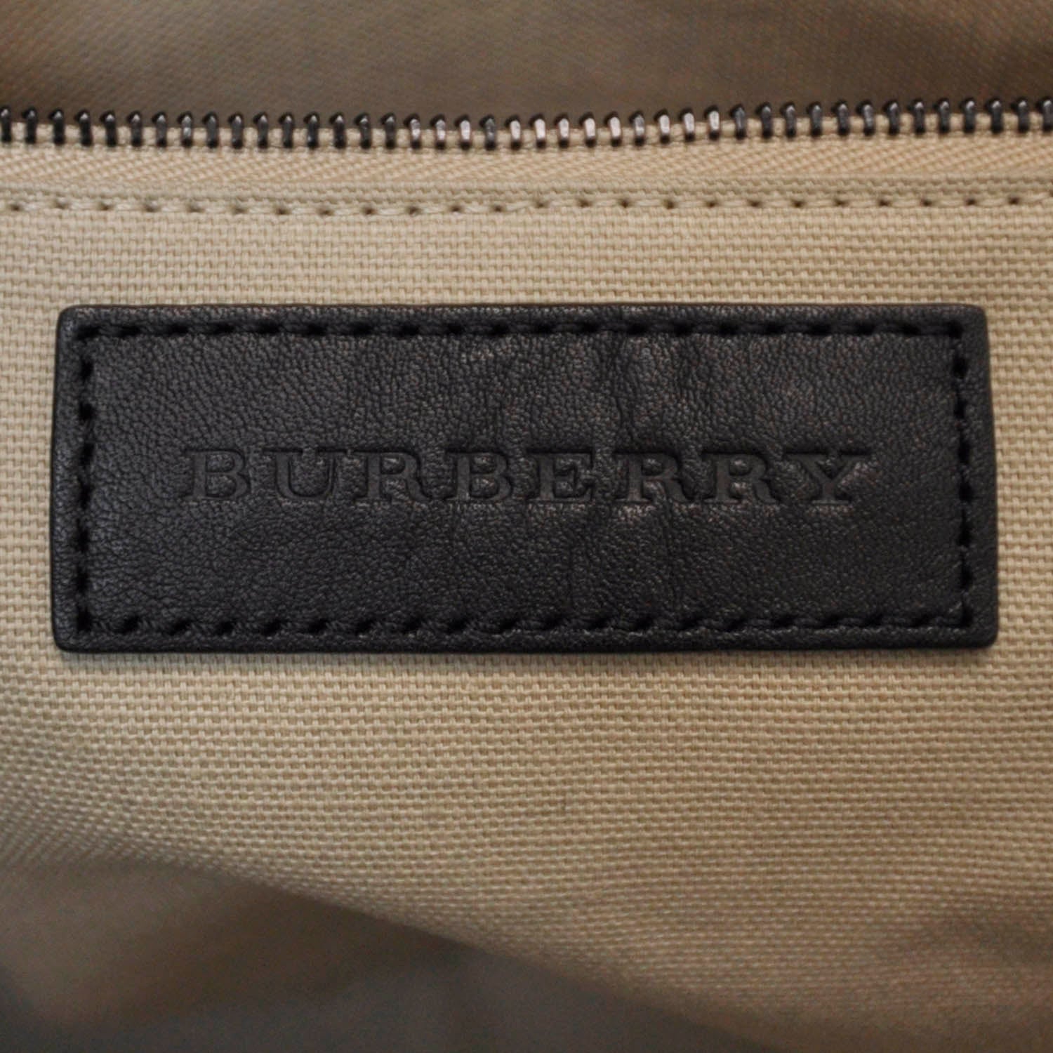 Burberry Nova Check Mega Stud Nickie Tote Black 8 of 9