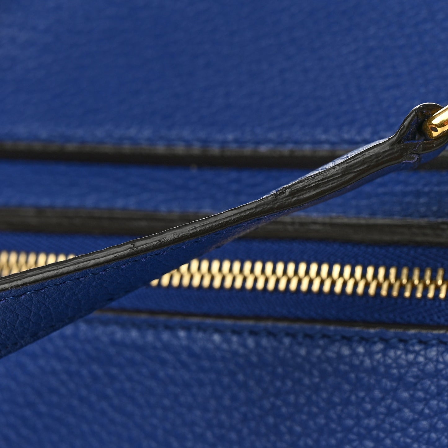 Grained Calfskin Mini Belt Bag Indigo