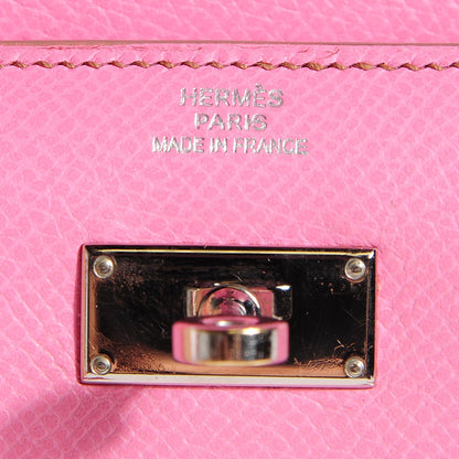 Hermes Epsom Medium Kelly Wallet 5P Pink 9 of 15