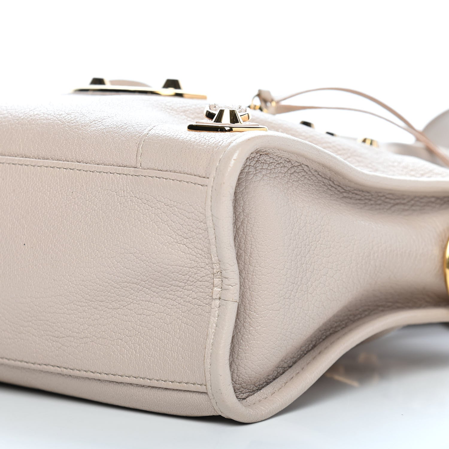 Balenciaga Chevre Gold Metallic Edge Hardware S City Beige Praline 11 of 11