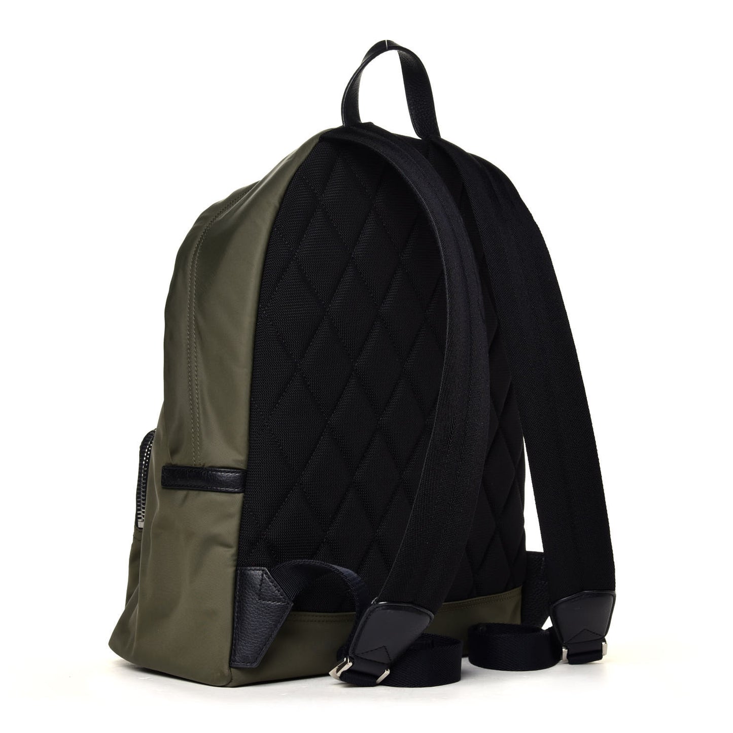 Nylon Abbeydale Simple Backpack Canvas Green