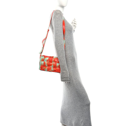 Bottega Veneta Calfskin Intreccio Plisse Tie Dye Camera Bag Multicolor 2 of 10