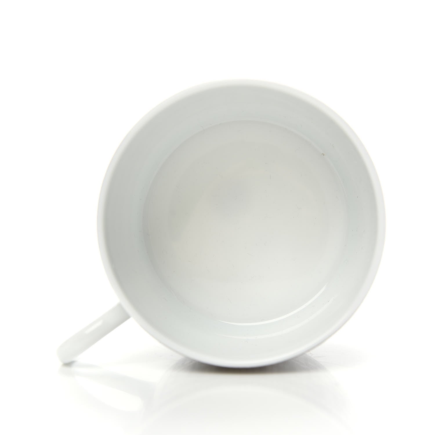 Hermes Porcelain Mosaique Au 24 Platine Tea Cup And Saucer Set Of 2 Platinum 6 of 7