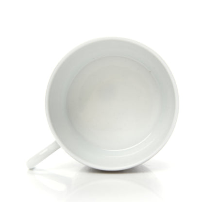 Hermes Porcelain Mosaique Au 24 Platine Tea Cup And Saucer Set Of 2 Platinum 6 of 7