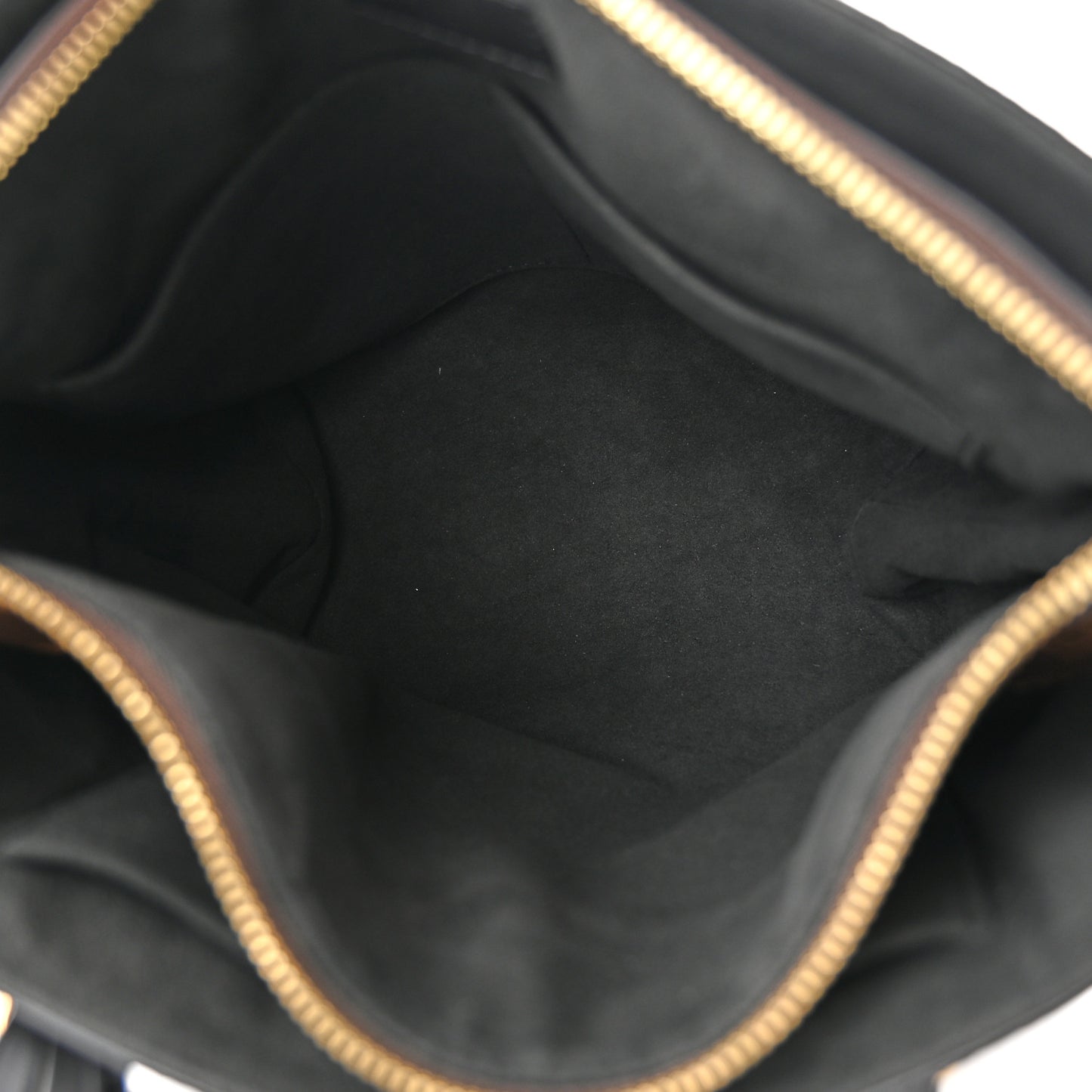 Monogram Flower Zipped Tote PM Black