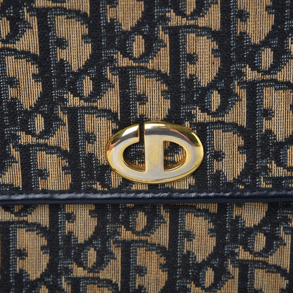 Christian Dior Monogram Convertible Clutch Navy Blue 7 of 10
