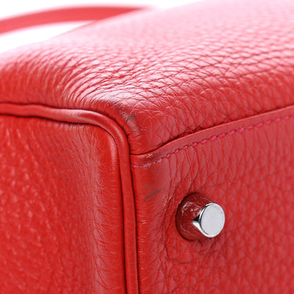Hermes Taurillon Clemence Kelly Retourne 35 Rouge Casaque 10 of 14