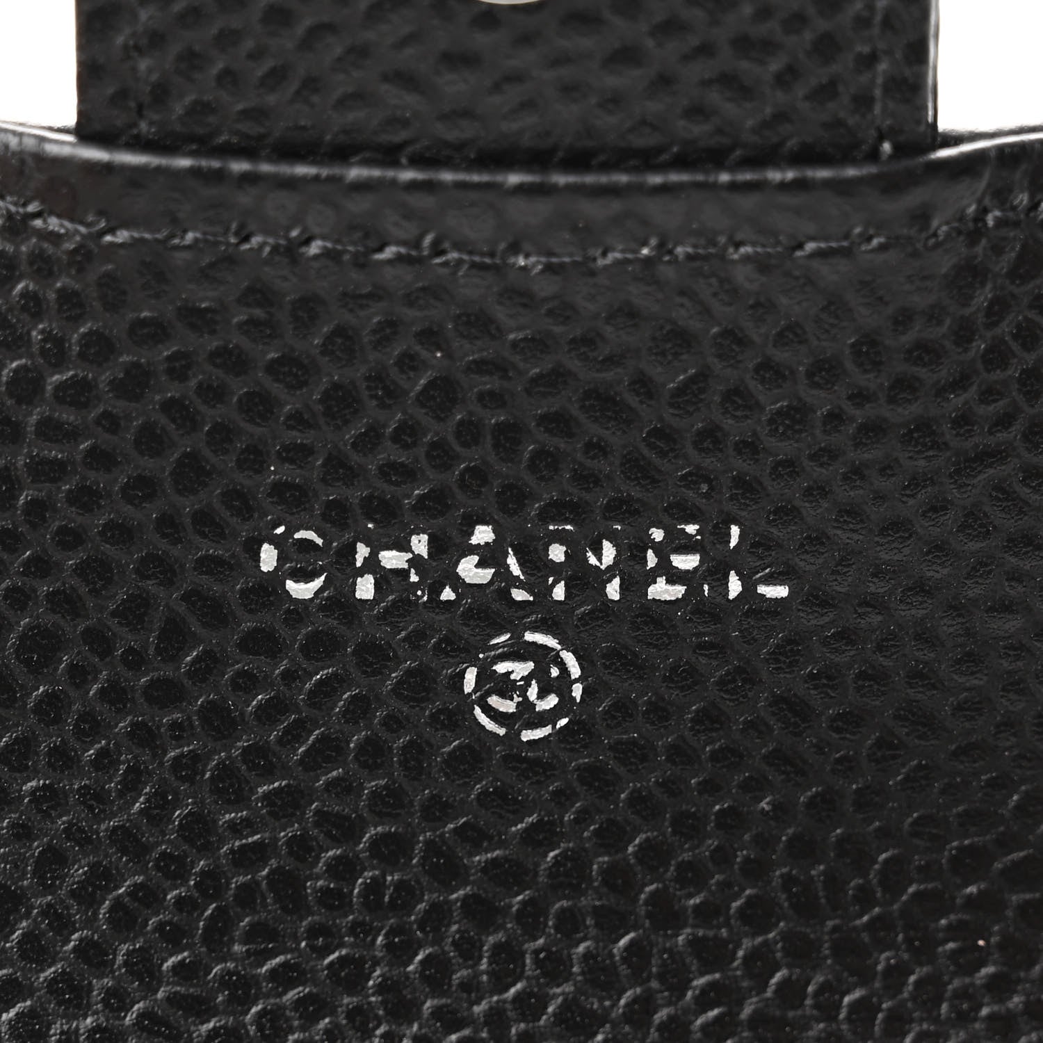 Chanel Caviar Quilted Flap Card Holder Wallet Black 6 of 11