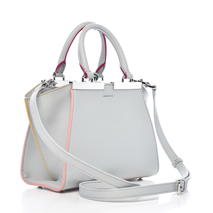 Fendi Vitello Dolce Mini 3jours Tote Grigio Perla 3 of 12