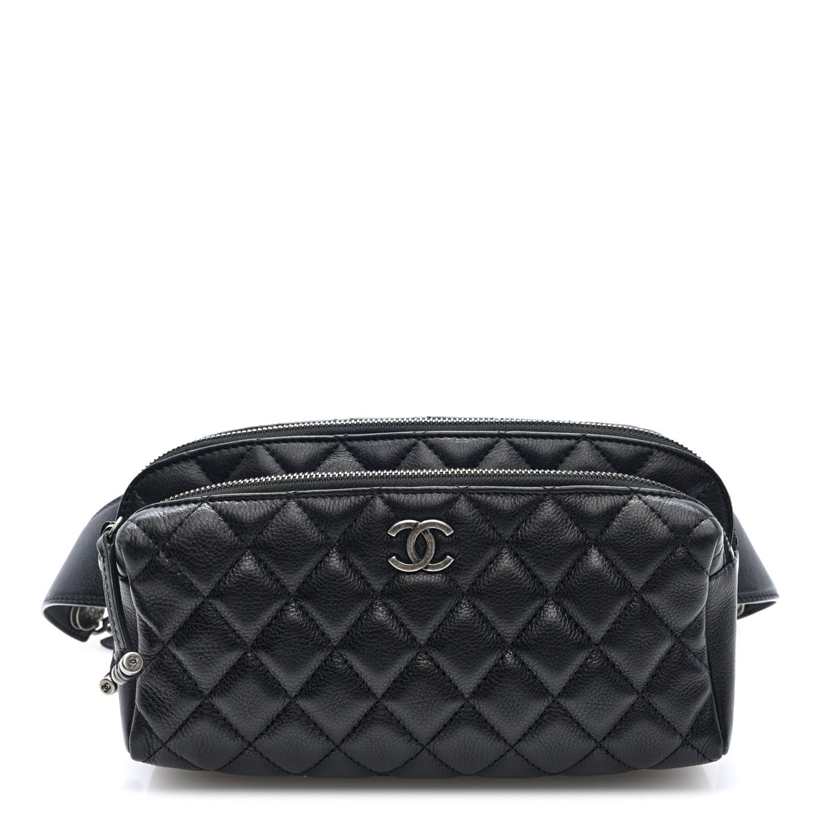 Chanel Calfskin Quilted Waist Bag Black 1 of 9