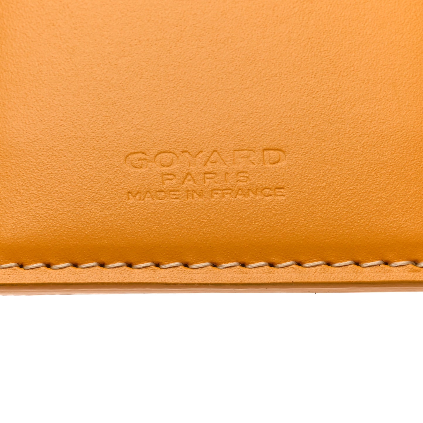 Goyardine Saint Pierre Card Holder Yellow