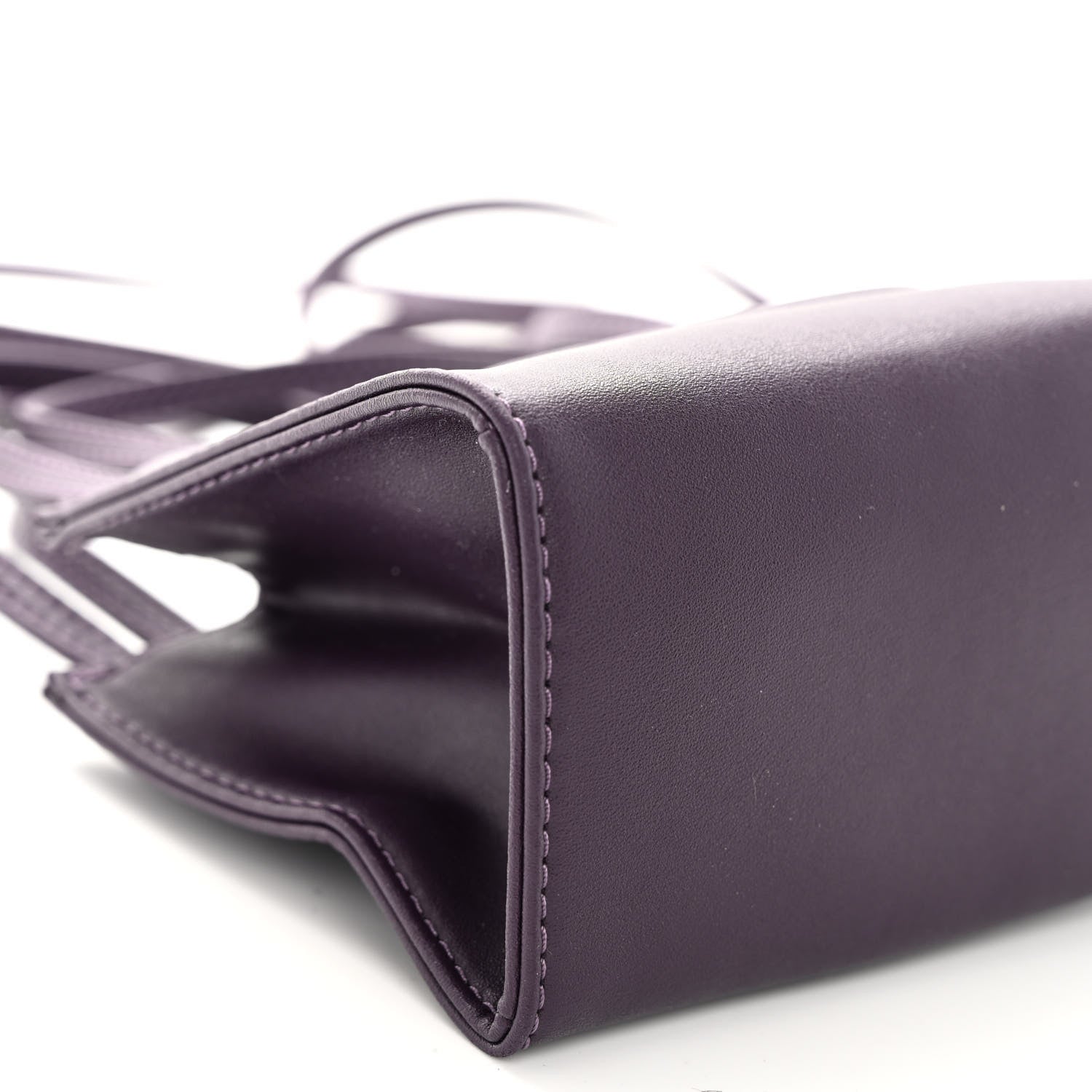 Telfar Vegan Leather Small Shopping Bag Eggplant 8 of 9