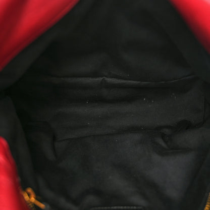 Saint Laurent Lambskin Quilted Medium Loulou Puffer Monogram Chain Satchel Opyum Red 5 of 11