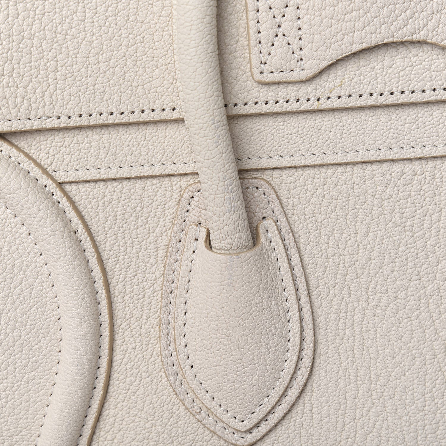 Celine Goatskin Micro Luggage White 8 of 11