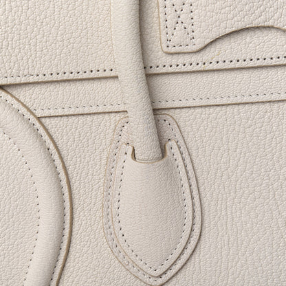Celine Goatskin Micro Luggage White 8 of 11