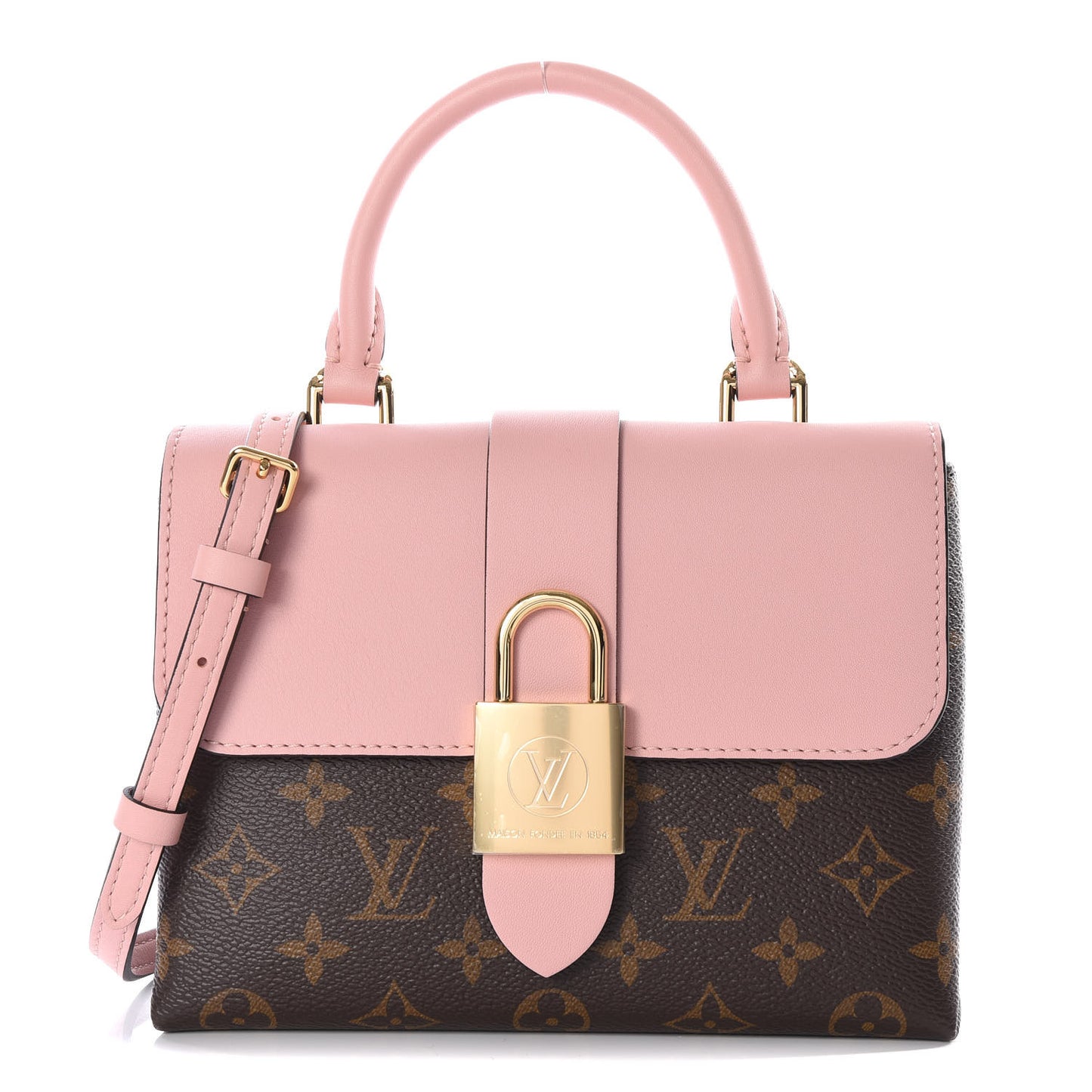 Monogram Locky BB Rose Poudre