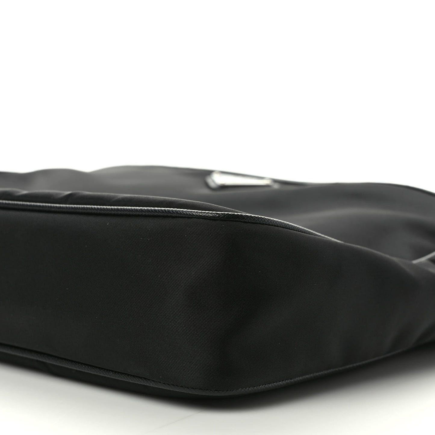 Tessuto Nylon Saffiano Messenger Bag Black