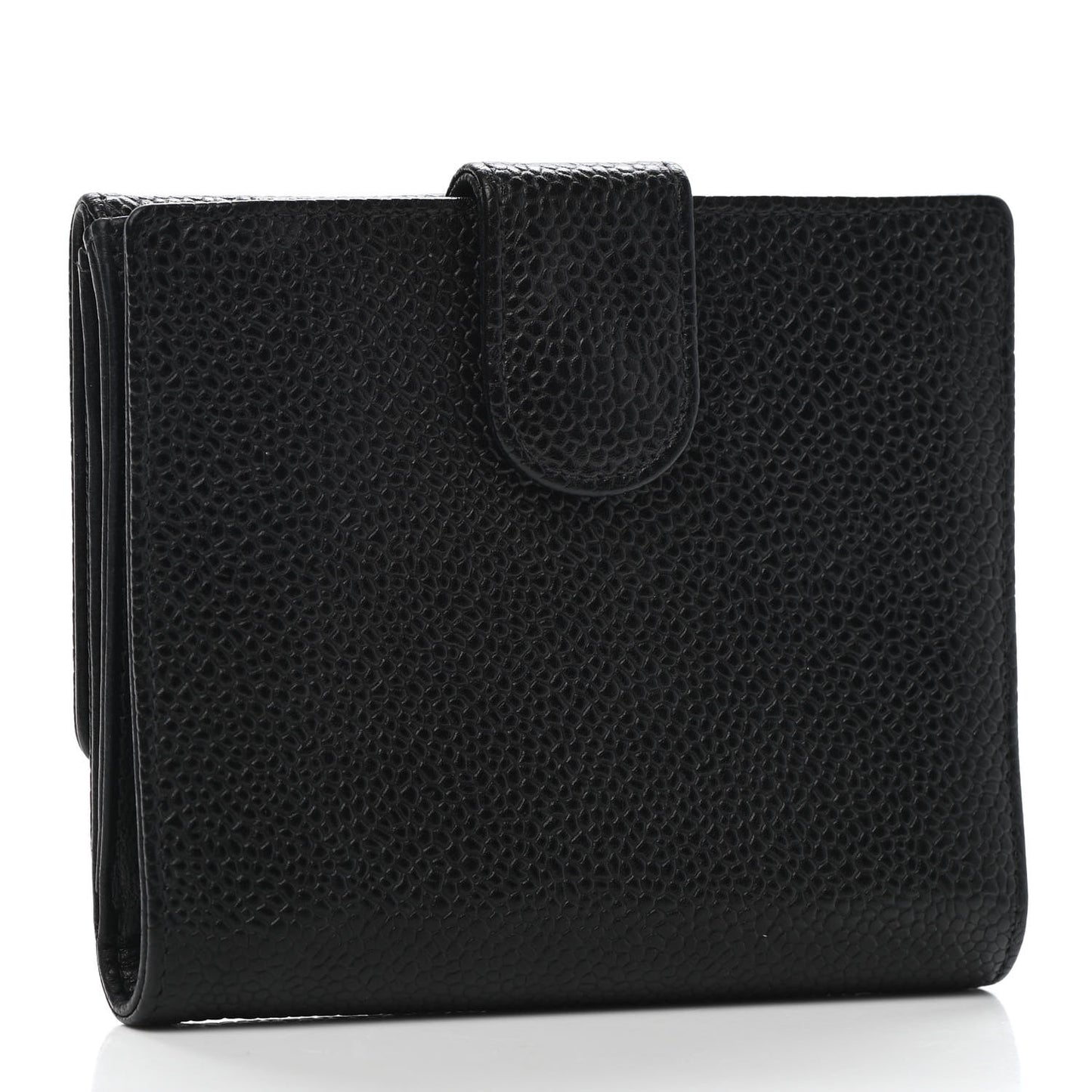 Caviar Timeless CC Flap Wallet Black
