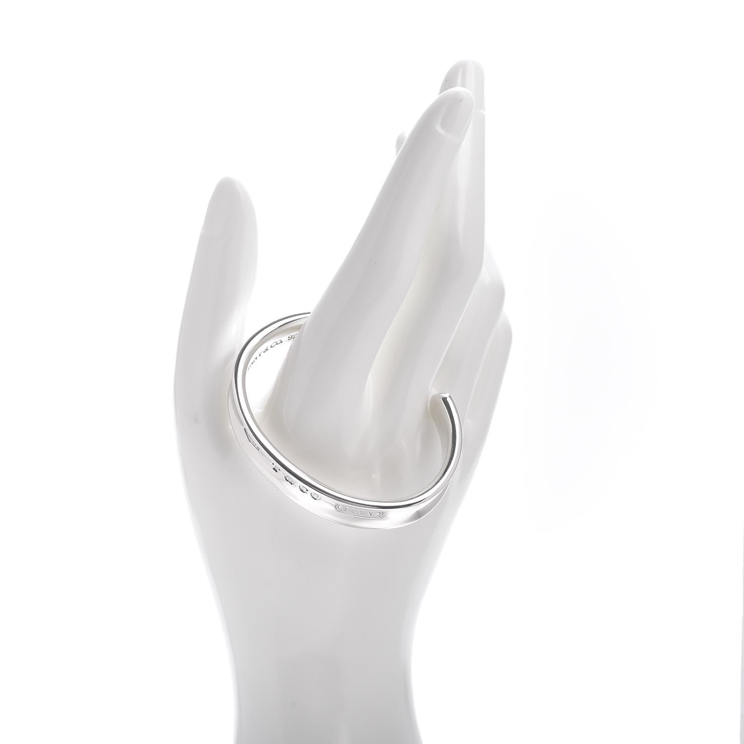 Tiffany Sterling Silver 1837 Cuff Bracelet 2 of 4