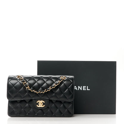 Chanel Caviar Quilted Small Double Flap Black 12 of 12