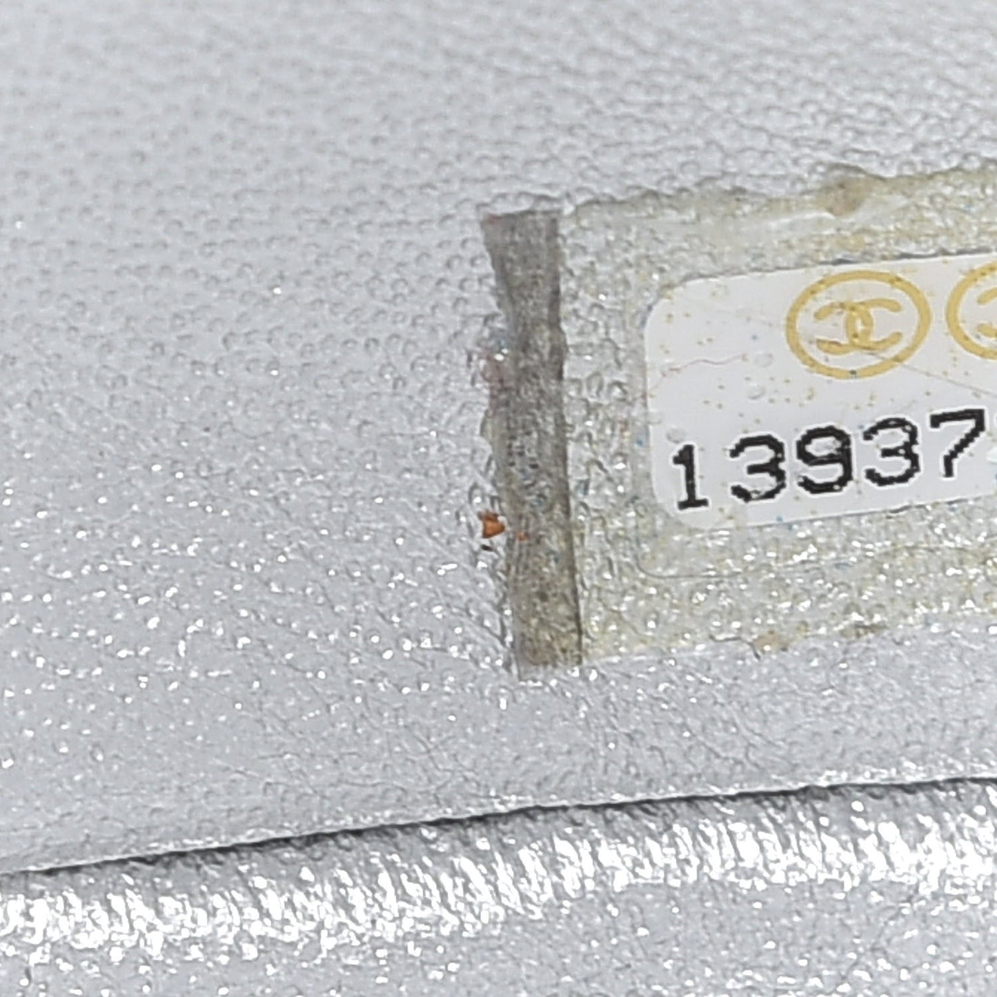 Metallic Lambskin Quilted Jumbo Single Flap Silver
