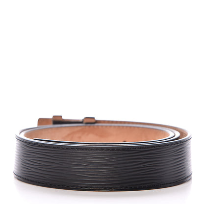 Louis Vuitton Epi 30mm LV Initiales Belt 85 34 Black 3 of 8