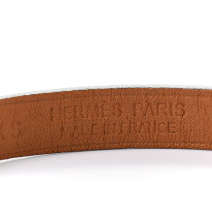 Hermes Tadelakt Micro Rivale Bracelet XS Rouge H 6 of 6