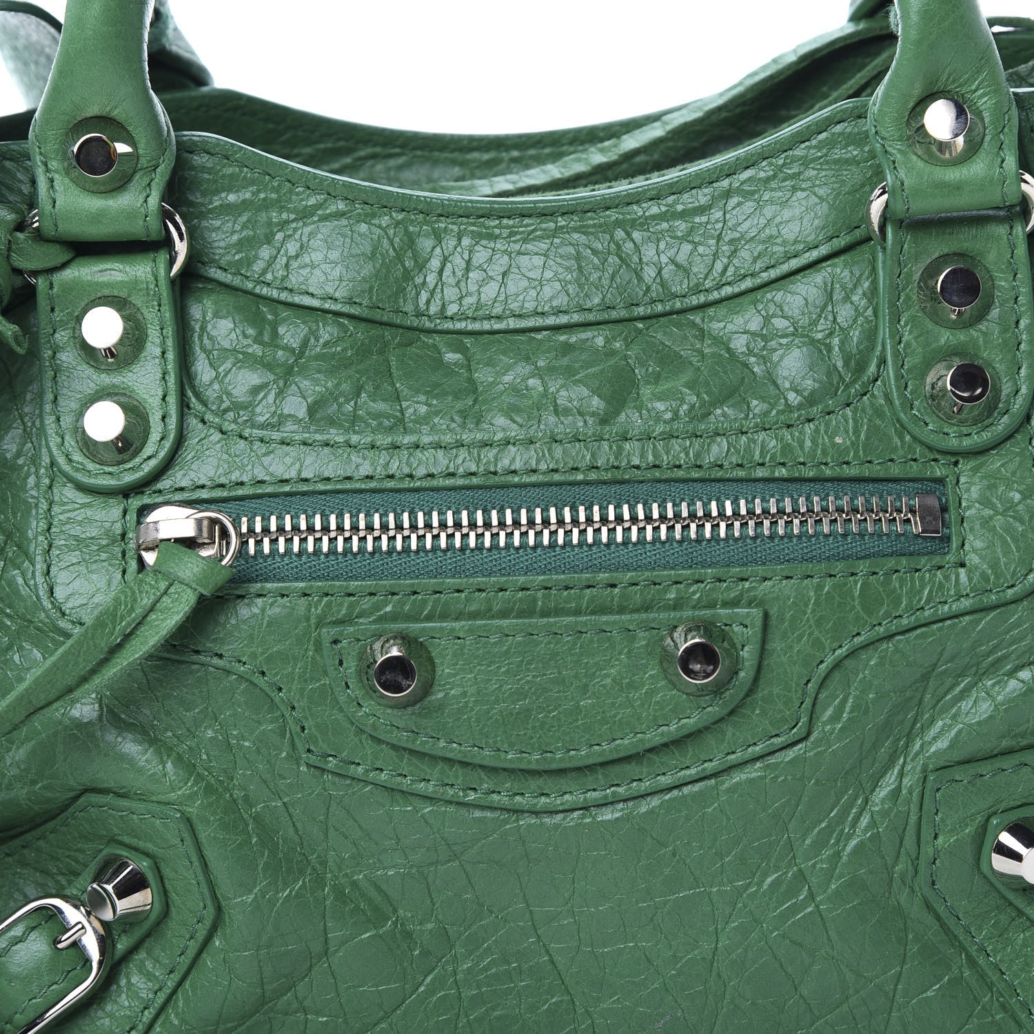 Balenciaga Agneau Classic Hardware Mini City Vert Emeraude 13 of 13