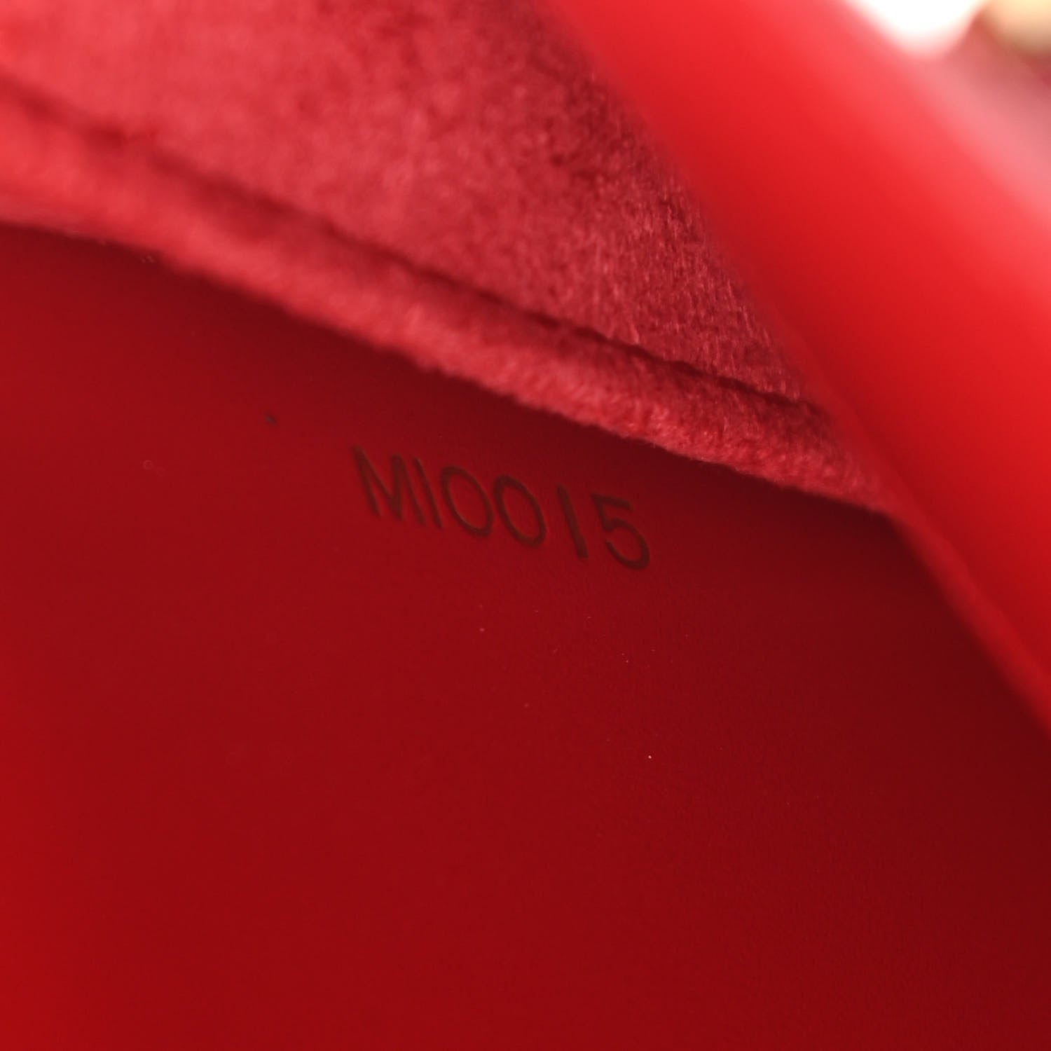 Louis Vuitton Epi Pont-Neuf Castillan Red 9 of 10